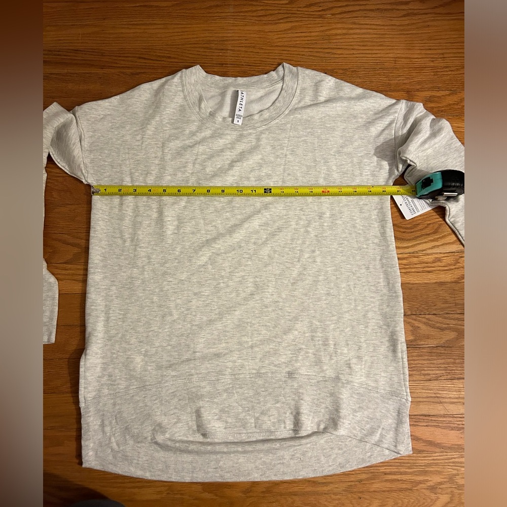 Athleta Coaster Luxe Sweatshirt, Gray, Small - NWT - Picture 5 of 6
